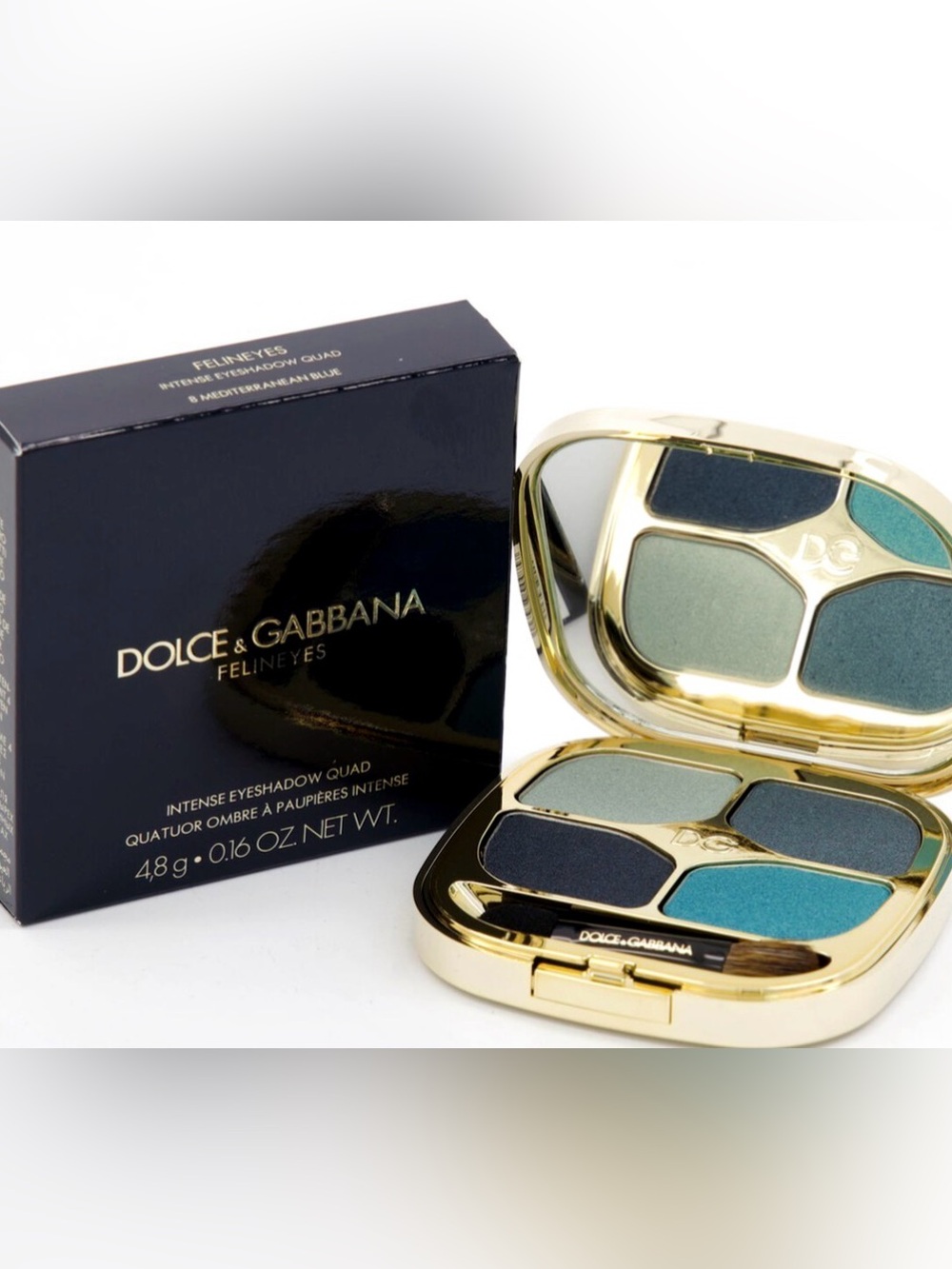 Dolce & Gabbana Felineyes Compact Eyeshadow Palette - Mediterranean Blue